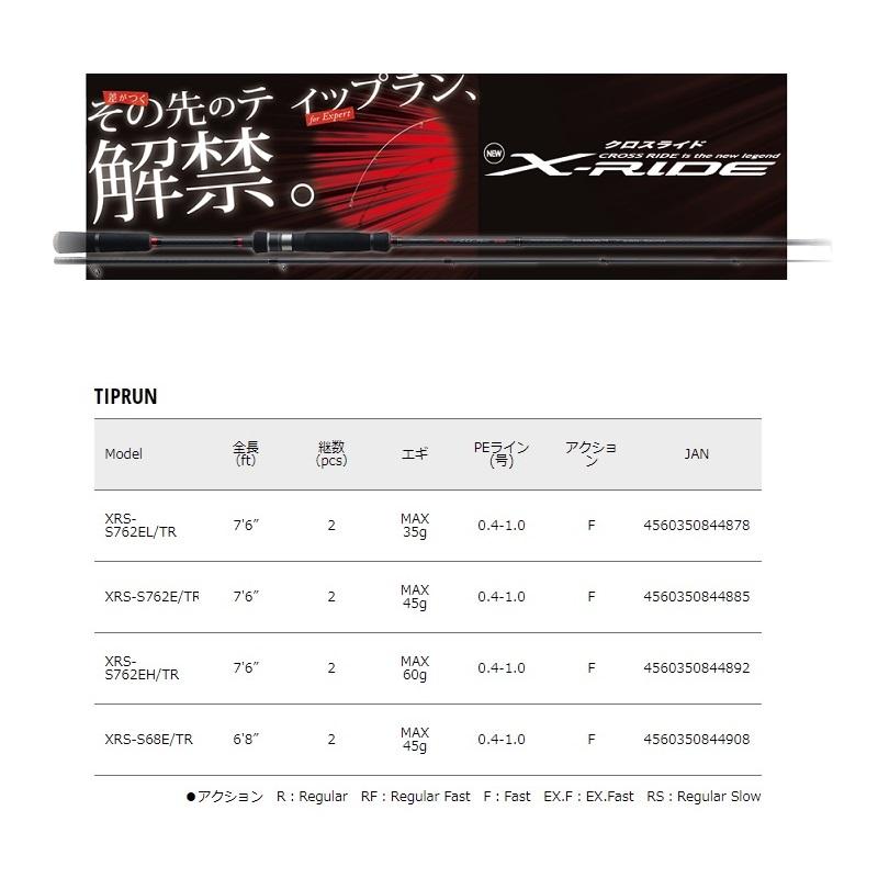 Major Craft（メジャークラフト） クロスライド ティップラン XRS-S68E