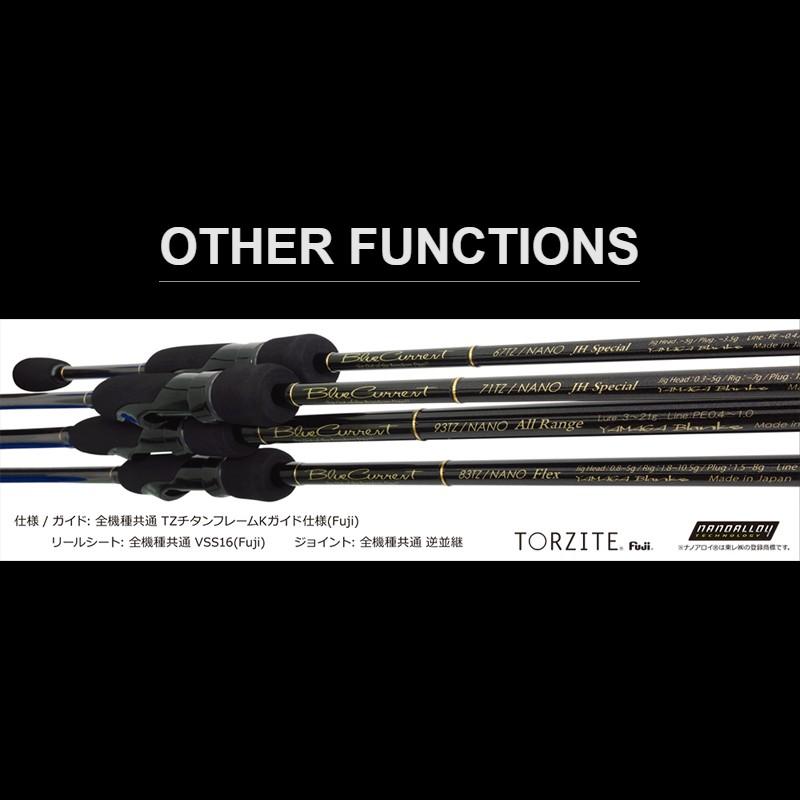 ヤマガブランクス ブルーカレント JHスペシャル 62TZ NANO / ロッド