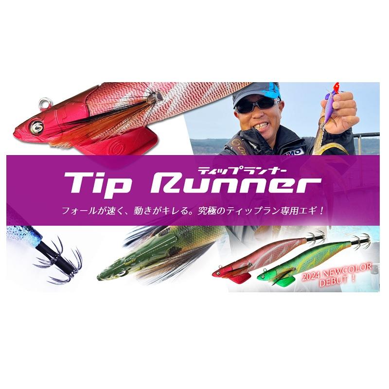 クレイジーオーシャン ティップランナー 3.5号 #5 パープル/グリーン