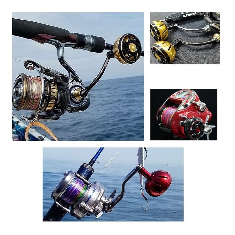 DAIWA（ダイワ） SLPW カラーアルミラウンドノブ M ネイビー・ゴールド