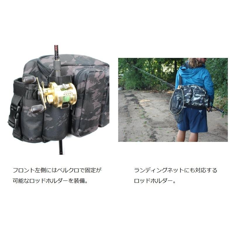 LSDデザイン ヒップバッグチューンドモンスター ブラックカモ : 釣具の