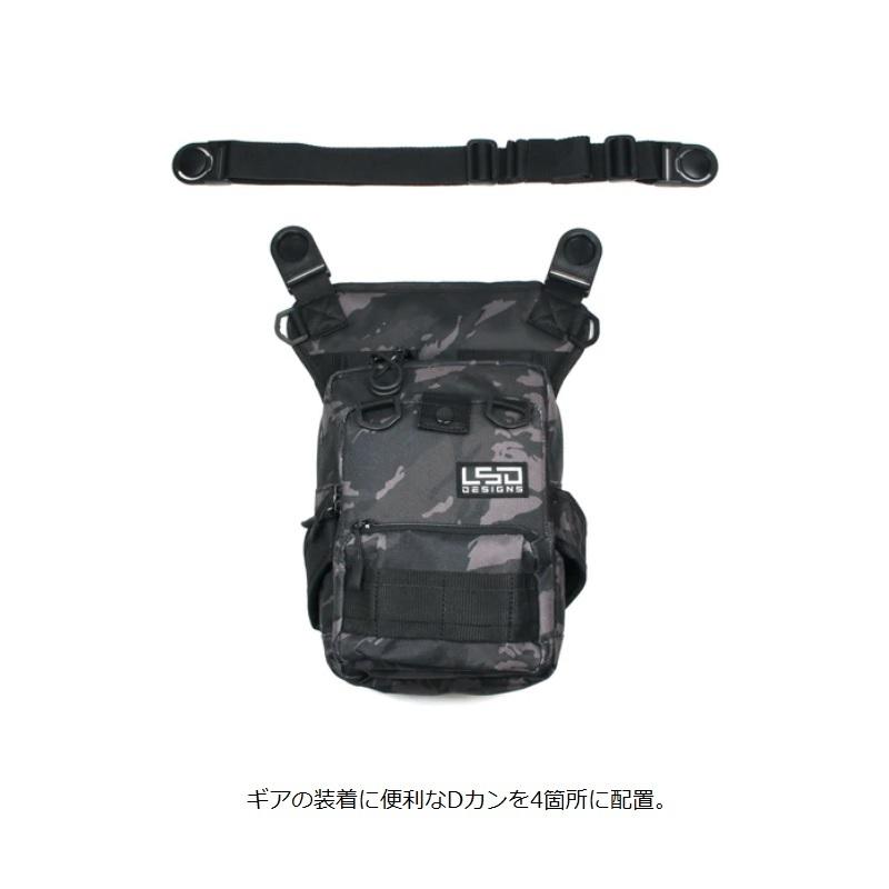 LSDデザイン フットエギング 3G コーデュラブラック : 釣具のFTO
