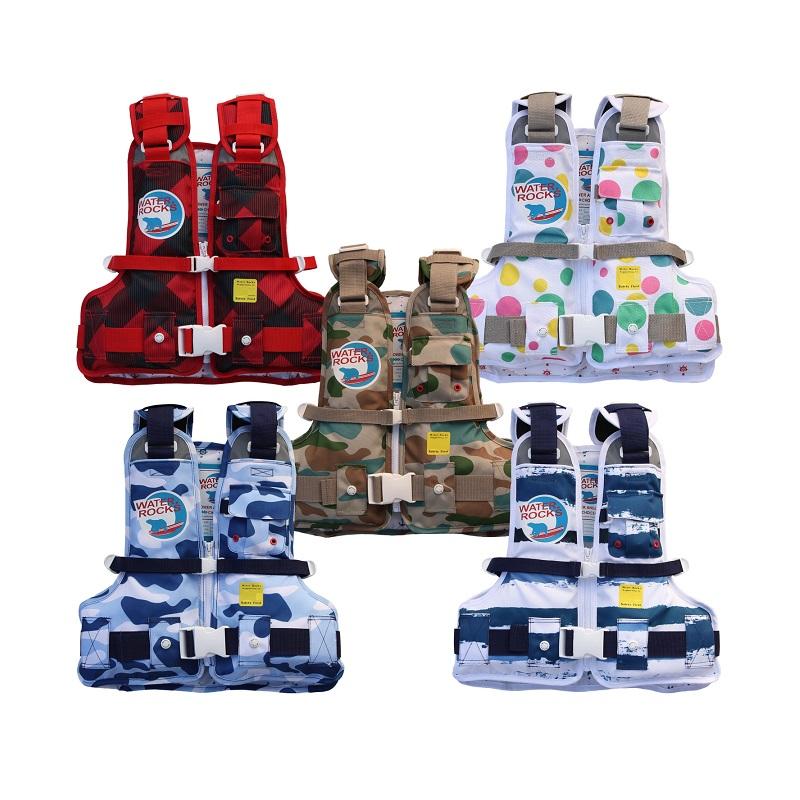 オレンジブルー WRLV-3147 ライフベストKids50kg POP レッドチェック