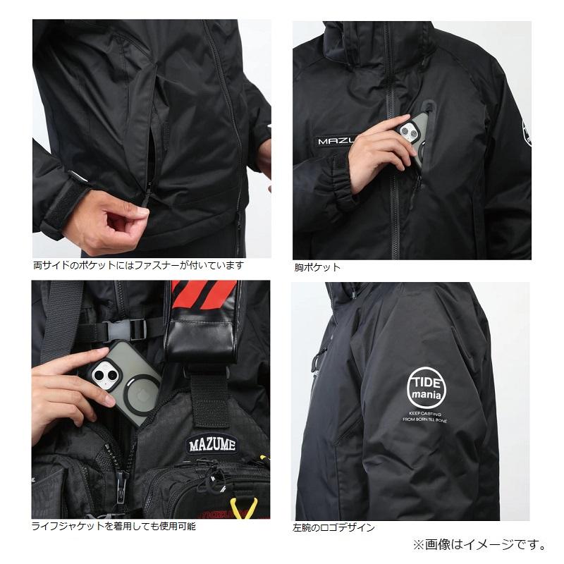 オレンジブルー MZFW-796 mazume タイドマニア オールウェザージャケット ブラックカモ L【在庫限り特価】【秋冬物衣料大処分】の画像