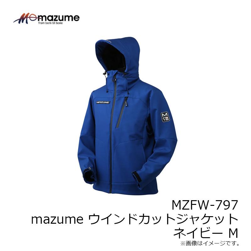 オレンジブルー MZFW-797 mazume ウインドカットジャケット ネイビー M【在庫限り特価】【秋冬物衣料大処分】の画像