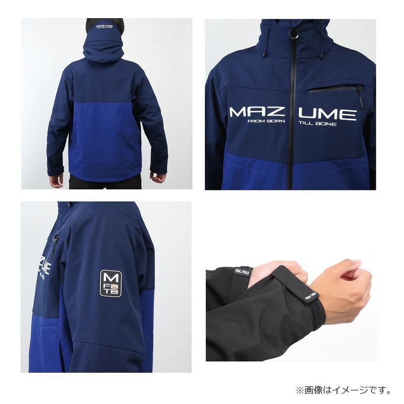 オレンジブルー MZFW-799 mazume ウインドカットジャケット ダブルトーン ブラウン×レッド L【在庫限り特価】【秋冬物衣料大処分】の画像