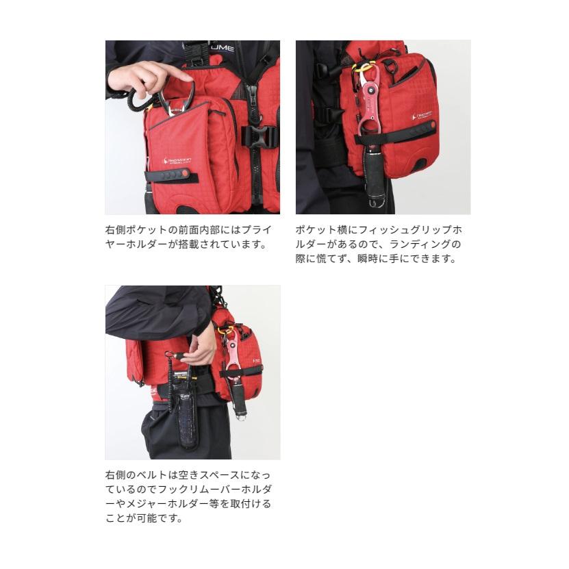 オレンジブルー MZLJ-828 mazume レッドムーンライフジャケットIX カモ ブラックカスリ Fの画像