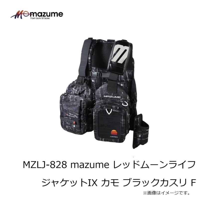 オレンジブルー MZLJ-828 mazume レッドムーンライフジャケットIX カモ ブラックカスリ Fの画像