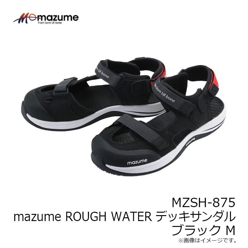 オレンジブルー MZSH-875 mazume ROUGH WATER デッキサンダル ブラック