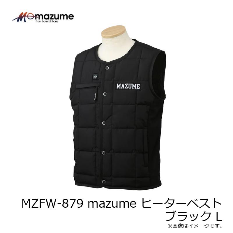 オレンジブルー MZFW-879 mazume ヒーターベスト ブラック L【釣り