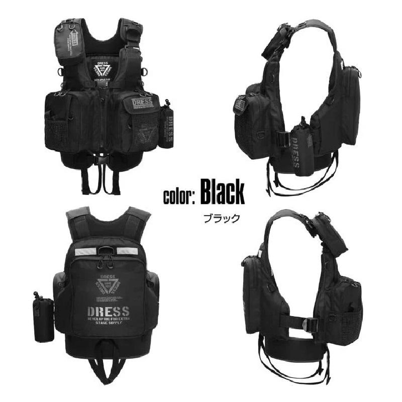 ドレス DRESS フローティングゲームベスト AIR サポーター付 ブラック