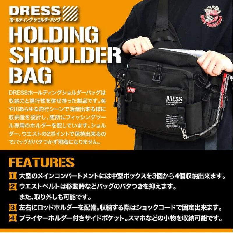 ドレス DRESS ホールディングショルダーバッグ グラファイトブラック
