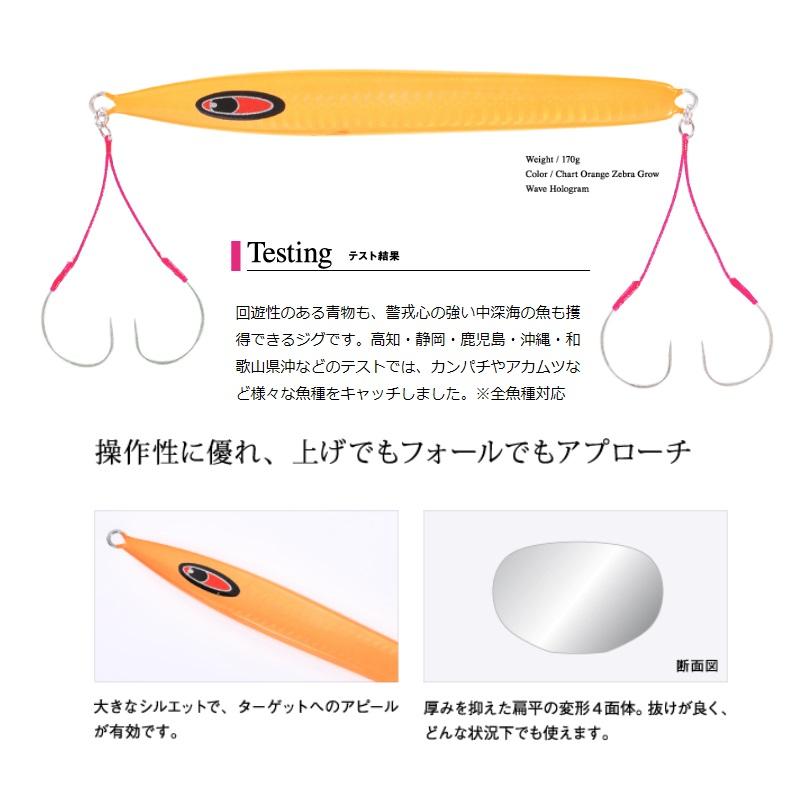 シーフロアコントロール アーク 230g #15 ゴールドレッドゼブラグロー