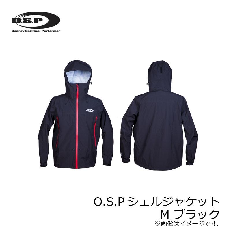 O.S.P OSP O.S.Pシェルジャケット L ブラック /防水 撥水 防風 並木