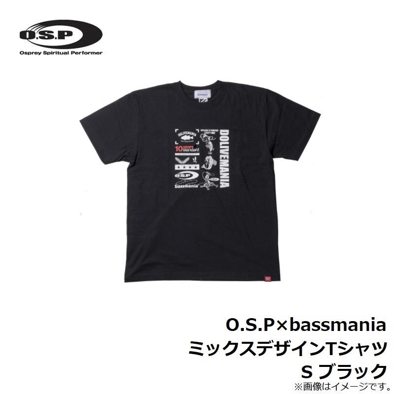 OSP　O.S.P×bassmania ミックスデザインTシャツ S ブラック｜yfto｜05