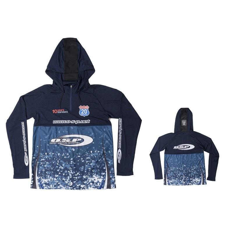 O.S.P OSP O.S.Pクールフィーリングフーディ M Dネイビー : 釣具のFTO