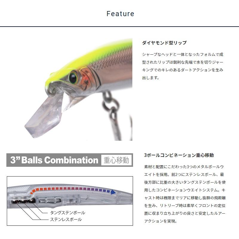 パームス AR-140S アークローバー140S A-215 ライムチャート : 釣具の