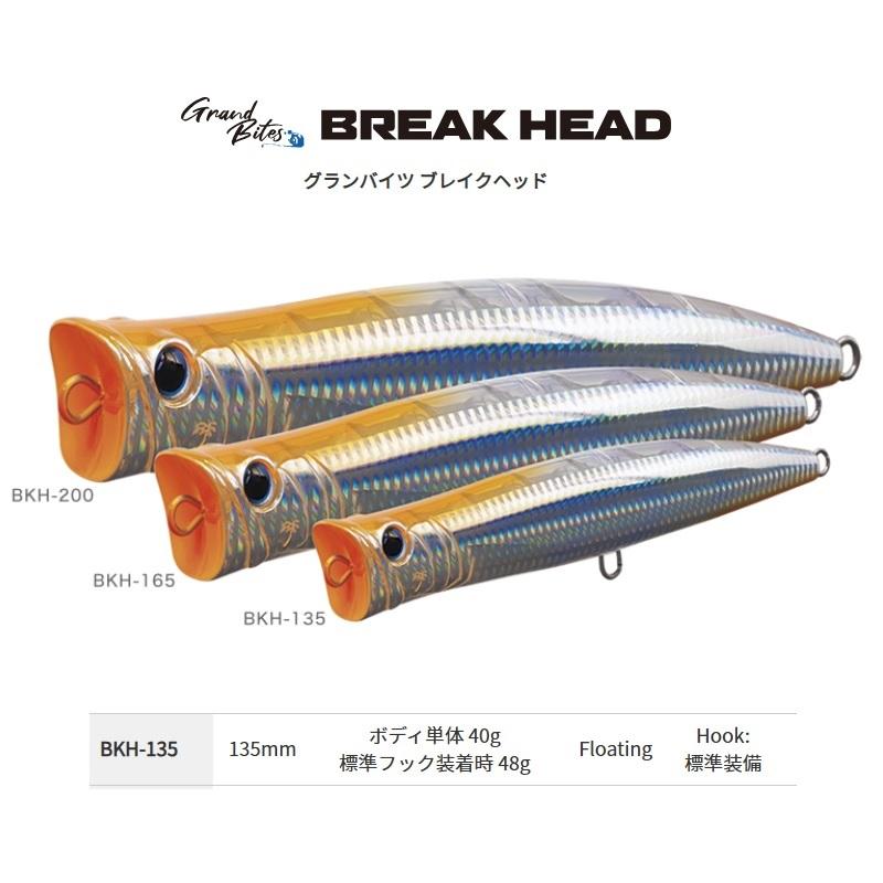 パームス BKH-135 ブレイクヘッド135 MG-457 まずめチャートグロー