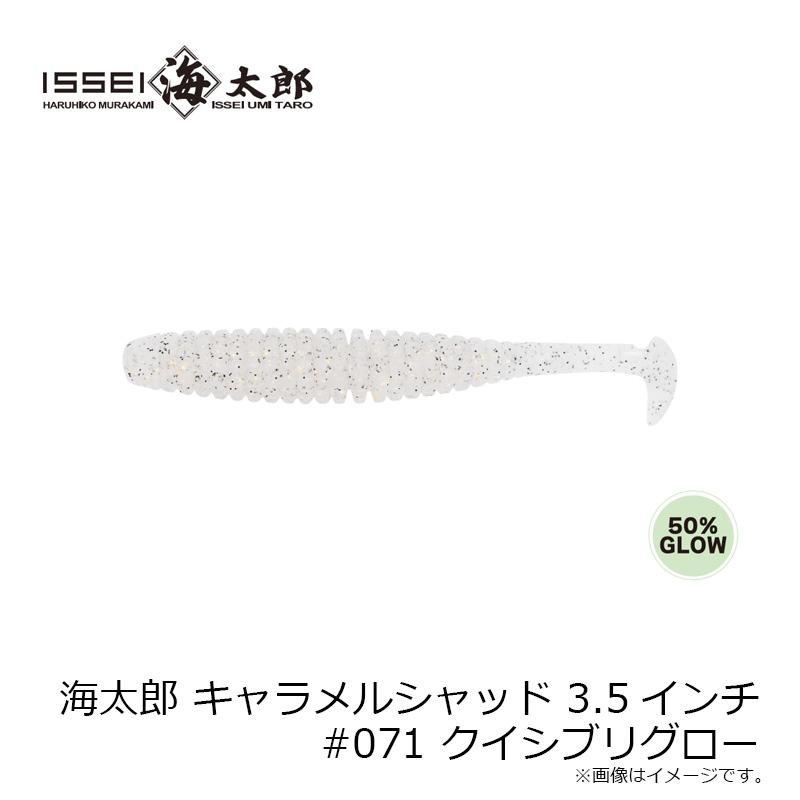 一誠 海太郎 キャラメルシャッド 3.5インチ #071 クイシブリグロー