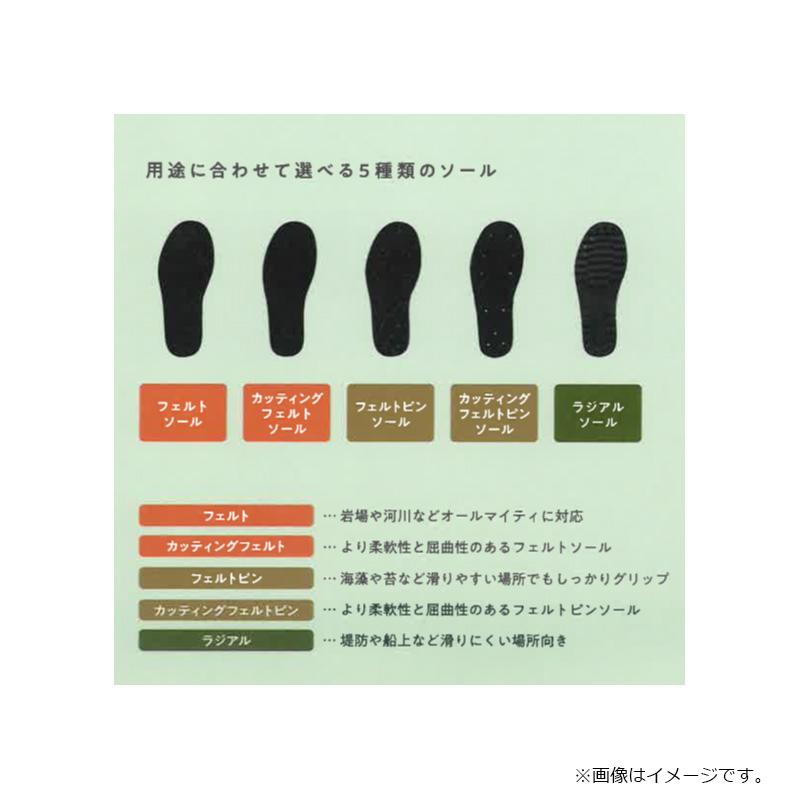 エクセル OH-006R クロロプレーンウェダー (ラジアルソール 中丸) 約4mm厚 S (24.0cm-24.5cm) ブラック エクセル OH-006R クロロプレーンウェダー (ラジアルソール 中丸) 約