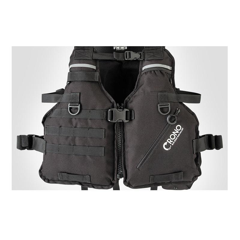CRONO エギングベスト ブラック　新品未使用 カンジインターナショナル クロノ エギングベスト