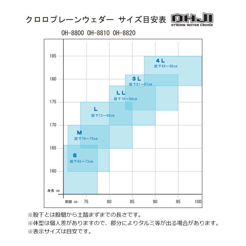 エクセル　OH-8800 クロロプレーンウェダー (フェルトソール 中丸) 約4mm厚 L (25.5-26.0) ブラック｜yfto｜02