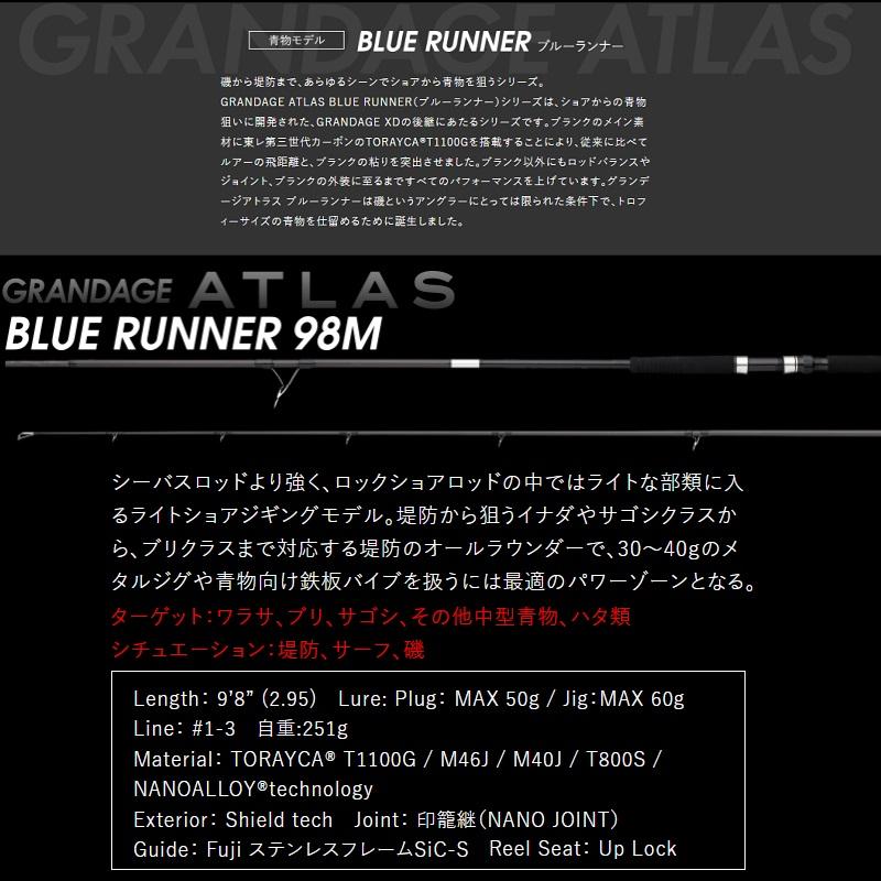 アピア グランデージアトラス ブルーランナー 98M【大型配送品一部配達