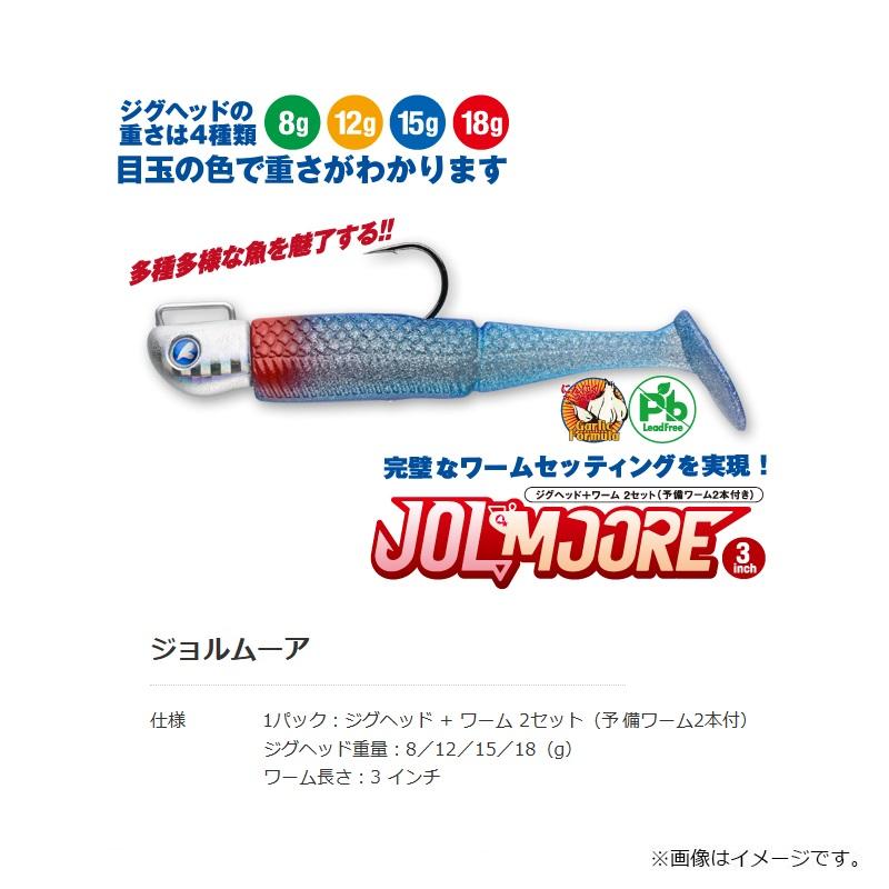 ワーム ブルーブルー ジョルムーア 3インチ 15g #12 ダーティーアユ : 釣具の