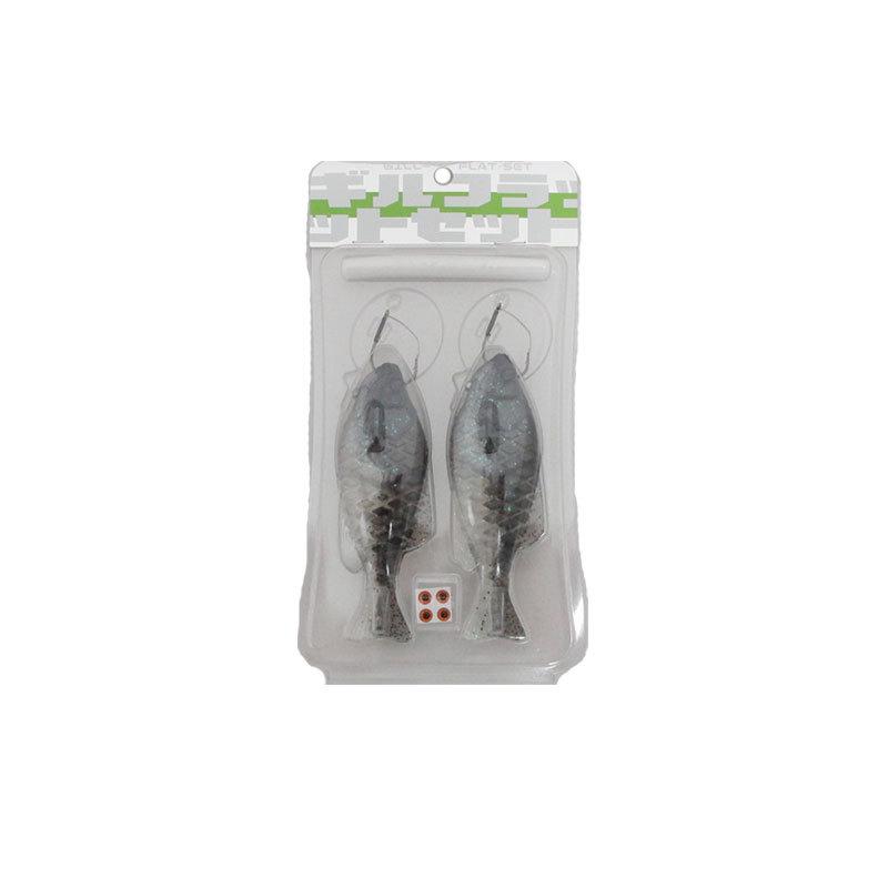 一誠 ギルフラットセット ＃22 リザーバーベイト / バス ワーム