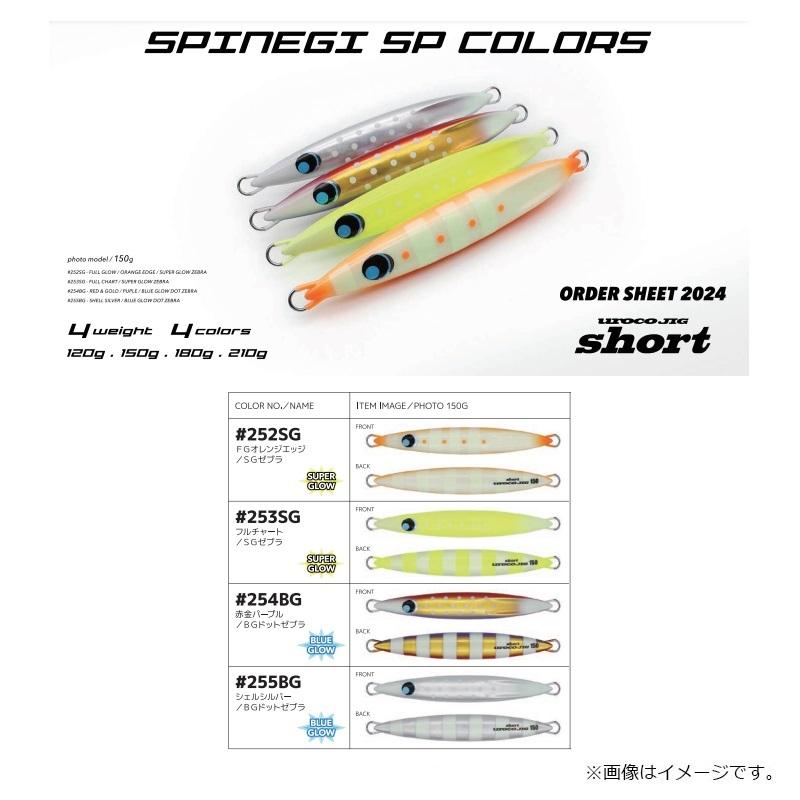 uroco uroco jig short SPINEGI ウロコジグ ショート スピネギ 120g