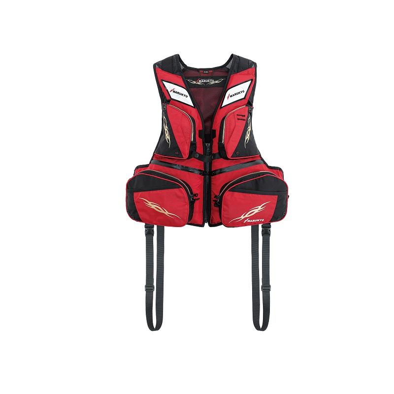 マルキューライフジャケット　新品未使用　PFD03 L2　レッド マルキュー PFD03 L2 ライフジャケット S-M レッド : 釣具のFTO - 通販