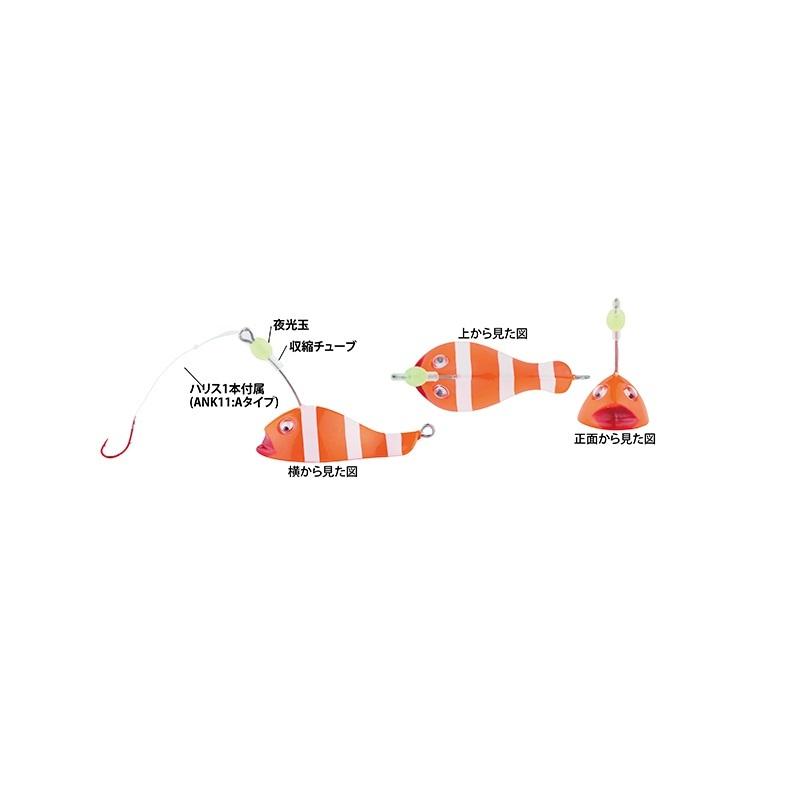 ささめ ANK01 謎のあんこう #125 スケルトングロー : 釣具のFTO - 通販