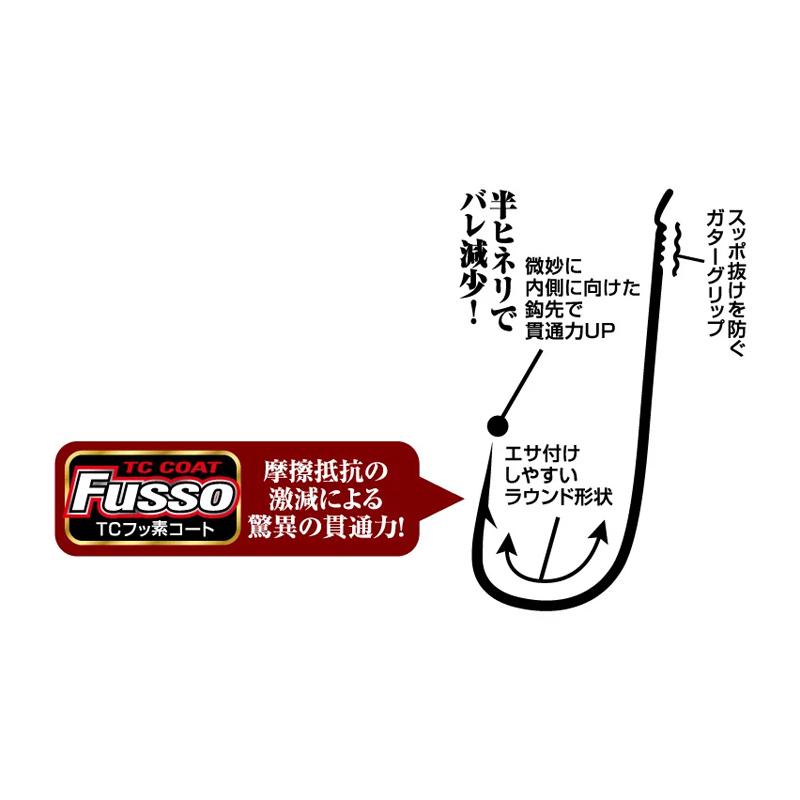 ササメ 22ZBK ヴァーサキス100本針(TCフッ素) 6号 : 釣具のFTO - 通販