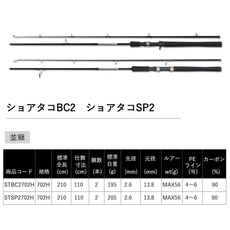 OGK STSP2702H ショアタコSP2 702H / 蛸 釣り タコエギ スピニング
