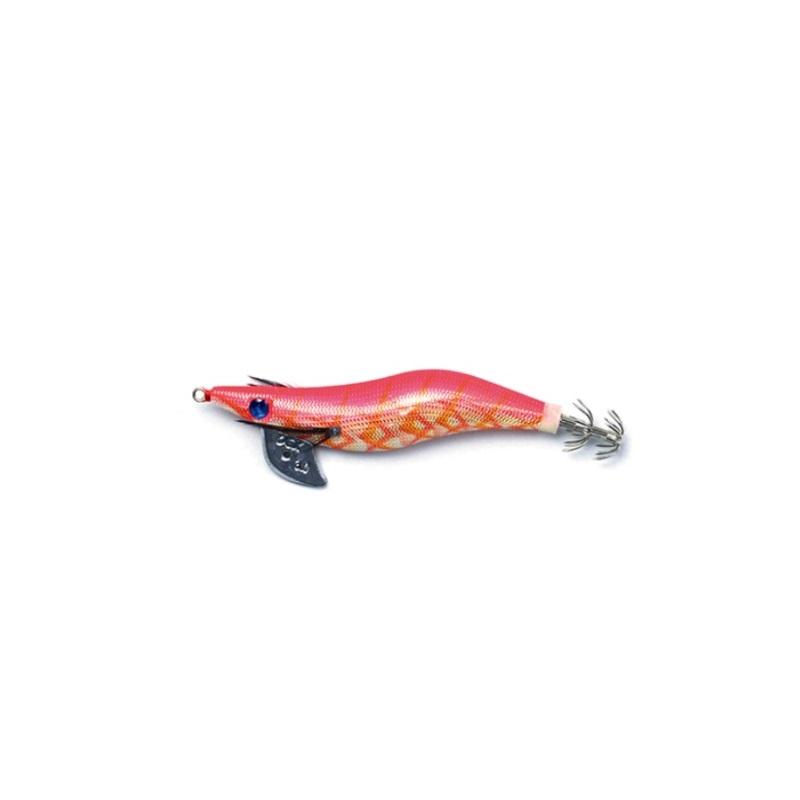 大阪漁具 EGIR3.5PKG エギ(烏賊墨ラトル) 3.5号 ピンク/金テープ 
