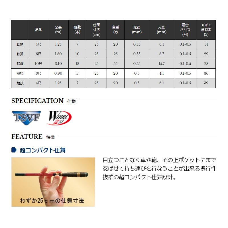 宇崎日新 精魂 たなごころ 競技 4尺 1207 : 釣具のFTO - 通販 - Yahoo