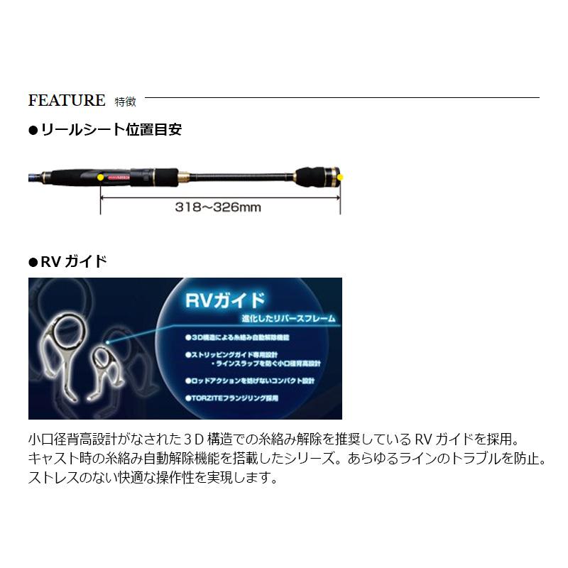 宇崎日新　ドリーム夢墨トルザイト DRYT-806L 宇崎日新 DREAMS 夢墨 TORZITE RV DRYT-RV806L (ロッド・釣竿