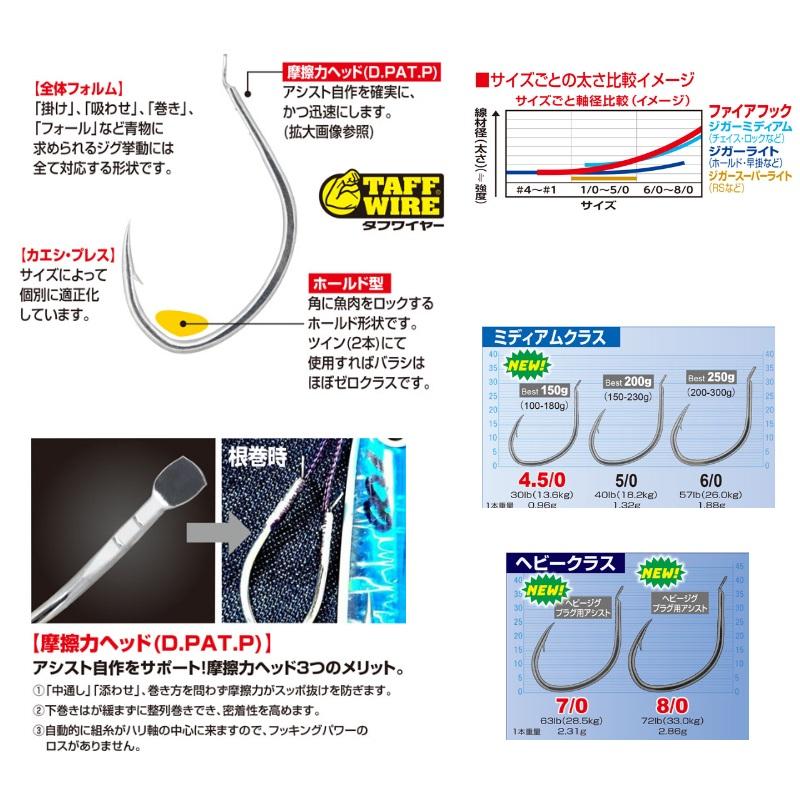 オーナー FH-01 ファイアフック #4.5/0 : 釣具のFTO - 通販 - Yahoo 