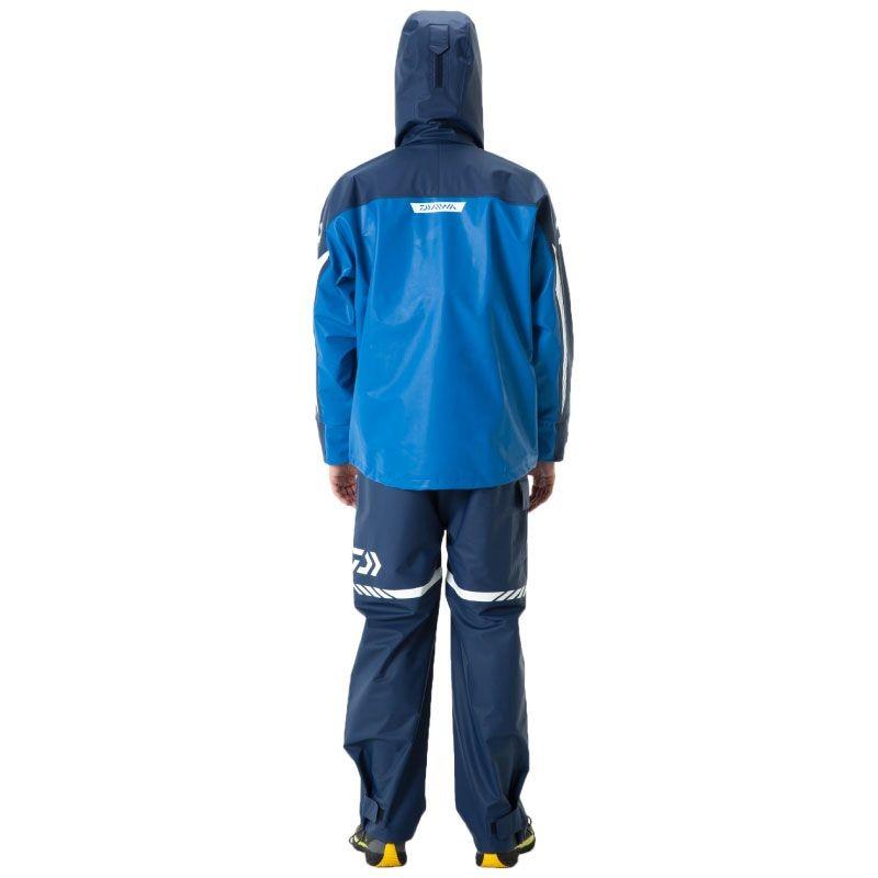 ダイワ PUオーシャンサロペットレインスーツ DR-6007 ダズリンブルー 3XL   / daiwa / 釣具