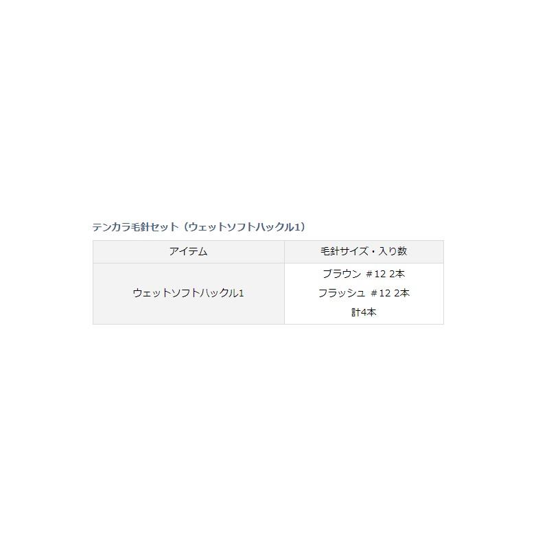 DAIWA（ダイワ） テンカラ毛針セット ウエットソフトH1 / テンカラ釣り