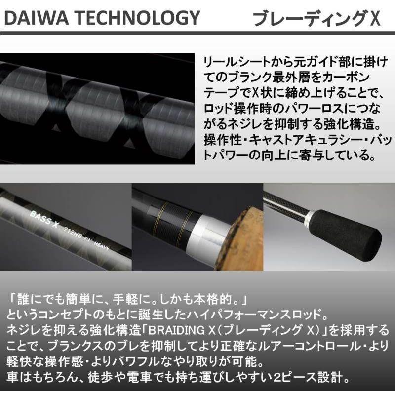 DAIWA（ダイワ） バスX 603TLS / バスロッド スピニングモデル