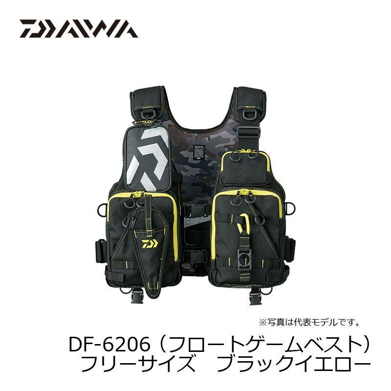 ダイワ　DF-6206　フロートゲームベスト　ブラックイエロー　フリー / ライフジャケット