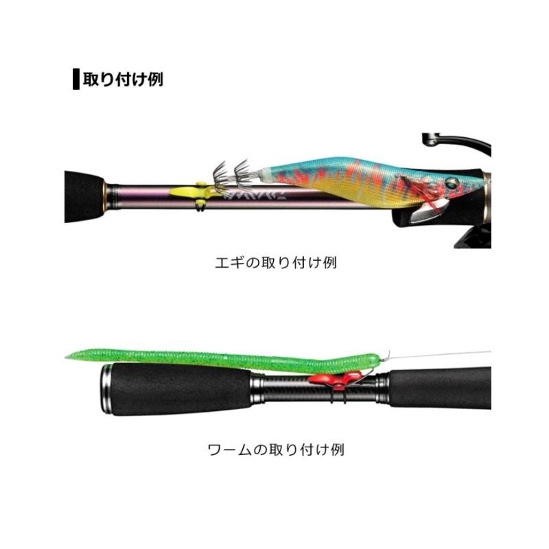 ダイワ ランキング上位のプレゼント ルアーフックホルダー クリアレッド