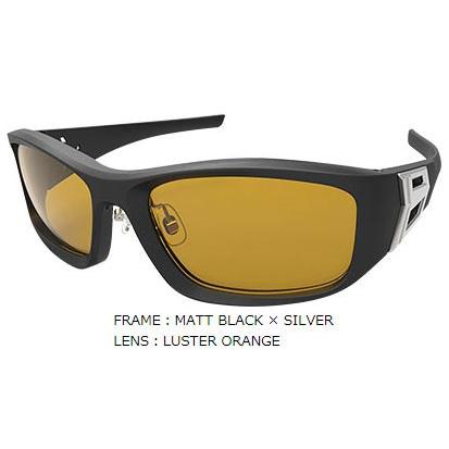 DAIWA　TLX005　LUSTER ORANHE　偏光グラス（TALEX） DAIWA（ダイワ） TLX 005 LUSTER ORANGE MATT BLACK × SILVER : 釣具の