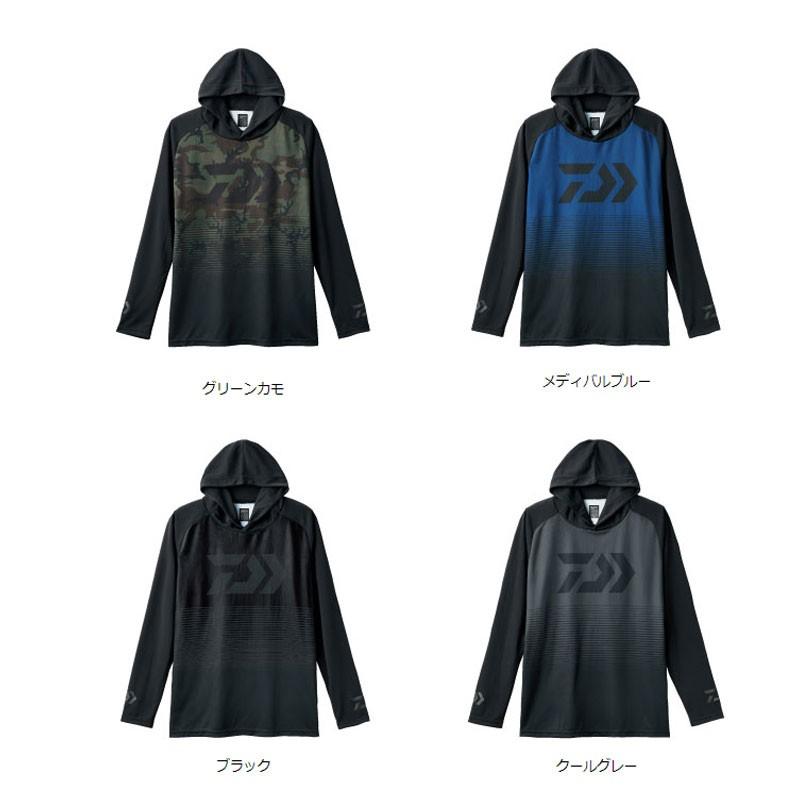 DAIWA（ダイワ） DE-34008 フーディー メッシュシャツ ブラック 2XL