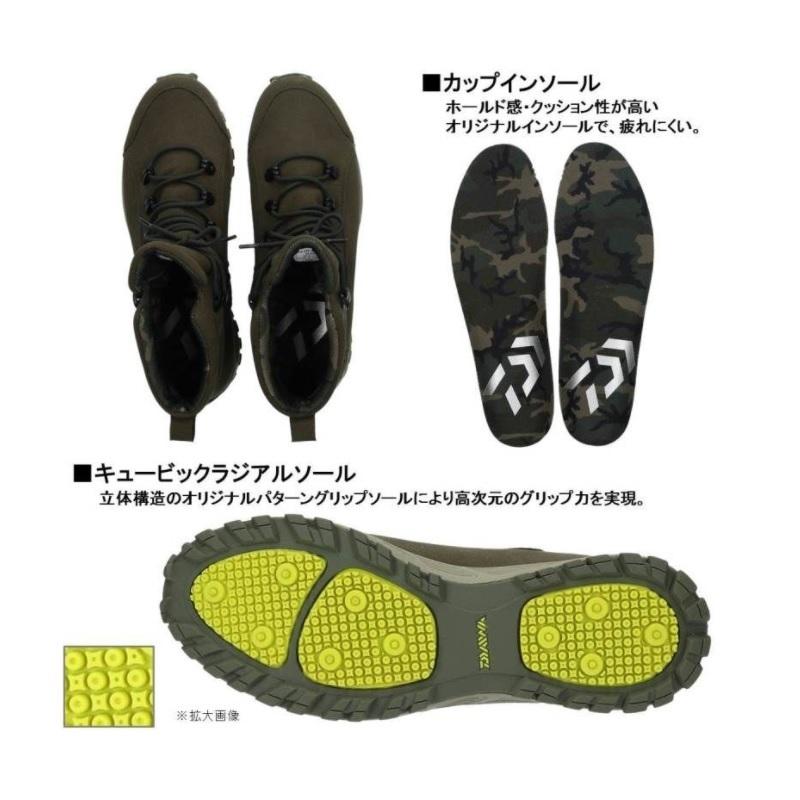 DAIWA（ダイワ） DS-2301QR-HL フィッシングシューズ オリーブ 26.5cm