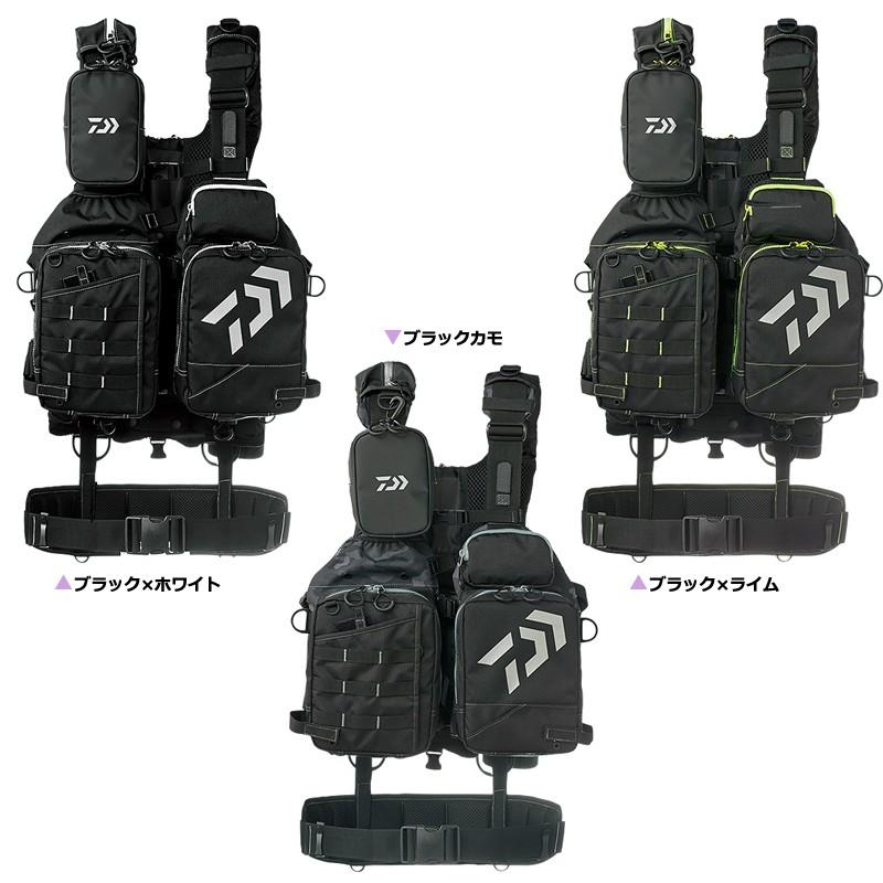 ダイワ Df 6109 ベンチクールゲームベストiv ブラックxホワイト 釣具のfto 通販 Paypayモール