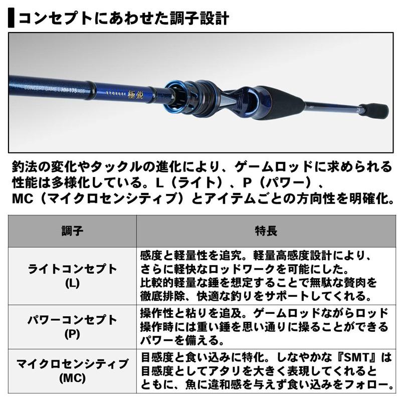 DAIWA（釣り） ダイワ 極鋭コンセプトゲームAGS MC 180 : 釣具の 
