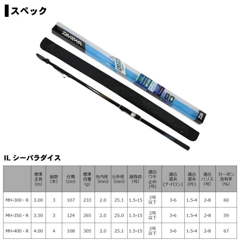 DAIWA（ダイワ） インターライン シーパラダイス MH-350・R : 釣具の