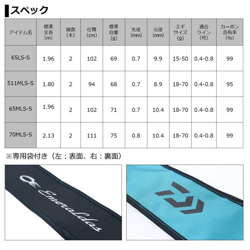 DAIWA（ダイワ） エメラルダス AIR BOAT 70MLS-S / ボートエギング